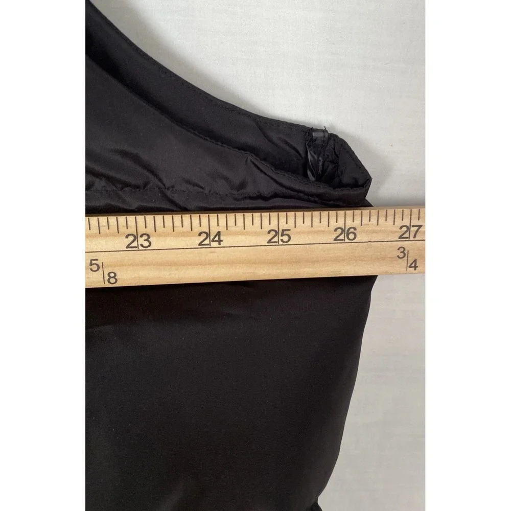 Lands End Mens  Down Puffer Vest Black Sz XL‎ Logo Sjb 1905